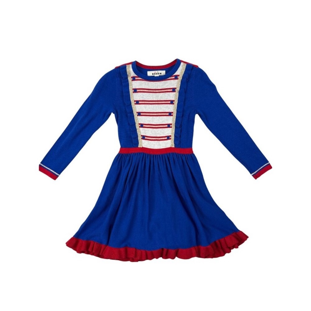 Mini Boden Nutcracker Christmas Holiday dress NWOT